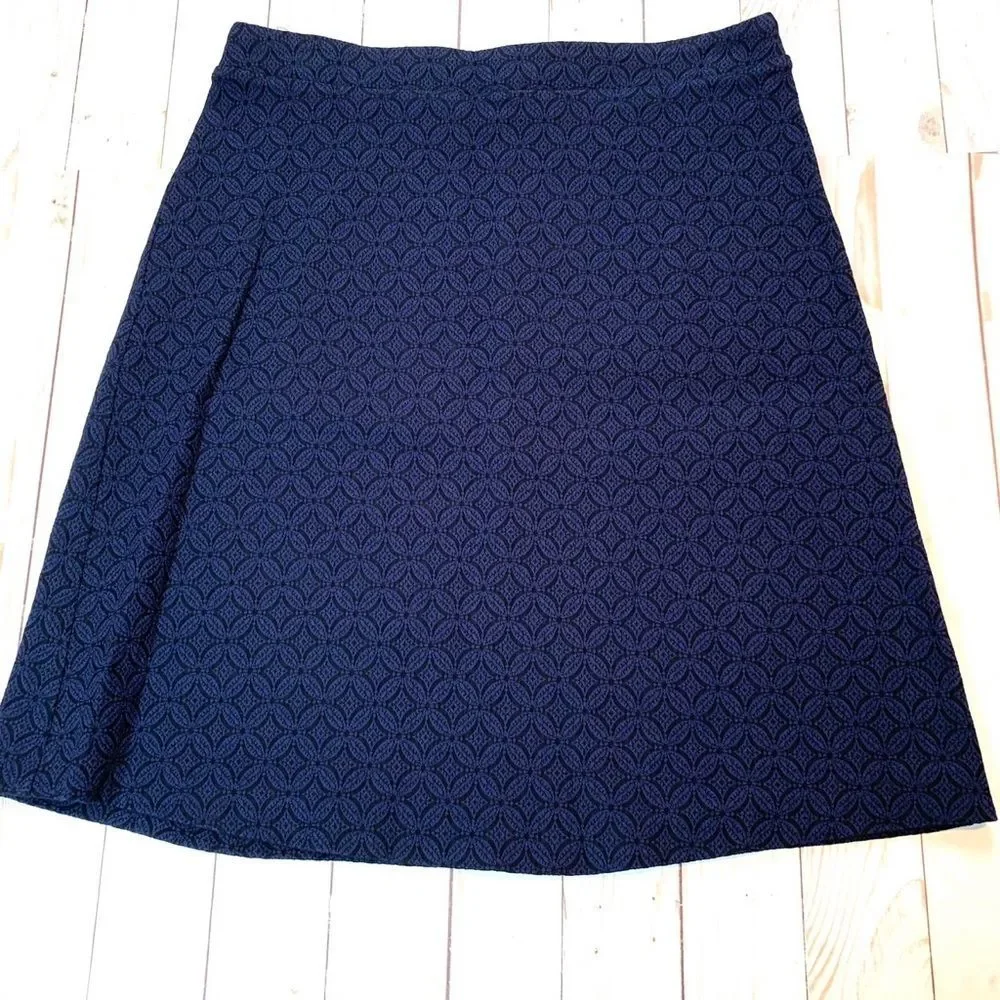 Margaret M Blue Textured Pencil Skirt Retro 50s Pinup Office Chic